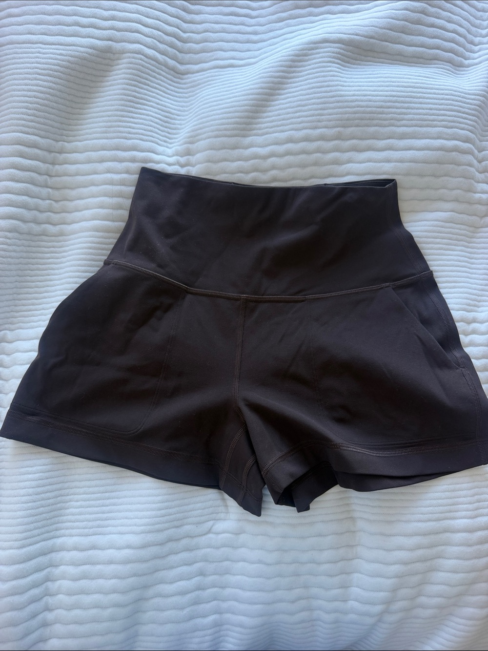 lululemon athletica High-Rise Black Athletic Shorts
